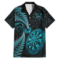 Personalised New Zealand Darts Family Matching Mermaid Dress and Hawaiian Shirt Happiness Is A Tight Threesome Maori Paua Shell