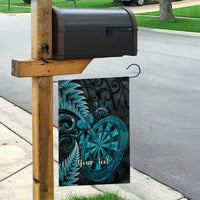 Personalised New Zealand Darts Garden Flag Happiness Is A Tight Threesome Maori Paua Shell