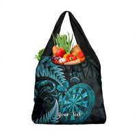 Personalised New Zealand Darts Grocery Bag Happiness Is A Tight Threesome Maori Paua Shell