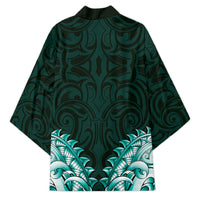 New Zealand Ta Moko Kimono Aotearoa Maori Chest Tattoo Turquoise