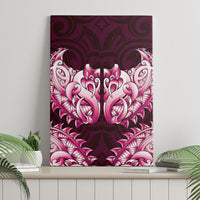 New Zealand Ta Moko Canvas Wall Art Aotearoa Maori Chest Tattoo Pink