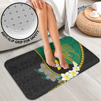 Personalised PNG Enga Provins Bathroom Set Papua New Guinea Plumeria Melanesian Pattern - Polynesian Pride