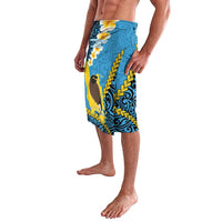 Sanma Province Lavalava Vanuatu Pattern Myna Bird - Plumeria Flag Color