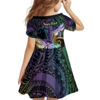 Personalized Polynesian Memorial Family Matching Mermaid Dress and Hawaiian Shirt Dragonflies Appear When Angels Are Near LT14 - Polynesian Pride