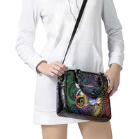 Personalized Polynesian Memorial Shoulder Handbag Dragonflies Appear When Angels Are Near LT14 - Polynesian Pride
