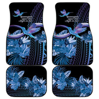 Polynesian Memorial Car Mats Hummingbirds Appear When Angels Are Near LT14