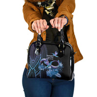 Polynesian Memorial Shoulder Handbag Hummingbirds Appear When Angels Are Near LT14