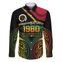 Vanuatu 1980 Family Matching Puletasi and Hawaiian Shirt Hapi 45 Yia Indipendens Anivesari