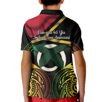 Vanuatu 1980 Kid Polo Shirt Hapi 46 Yia Indipendens Anivesari LT14 - Polynesian Pride