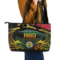 Vanuatu 1980 Leather Tote Bag Hapi 46 Yia Indipendens Anivesari LT14 - Polynesian Pride