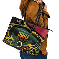 Vanuatu 1980 Leather Tote Bag Hapi 45 Yia Indipendens Anivesari