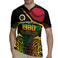 Vanuatu 1980 Rugby Jersey Hapi 45 Yia Indipendens Anivesari