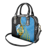 Tuvalu Independence Day Shoulder Handbag Manuia te tutokotasi o Tuvaluan Dolphin Tattoo