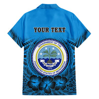 Personalised Yap Constitution Day Family Matching Tank Maxi Dress and Hawaiian Shirt FSM Seal Happy 24 December LT14 - Polynesian Pride