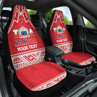 Samoa Rugby Custom Car Seat Cover Toa Samoa Pacific Sporty Red LT14 One Size Red - Polynesian Pride
