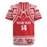 Samoa Rugby Custom Rugby Jersey Toa Samoa Pacific Sporty Red - Polynesian Pride