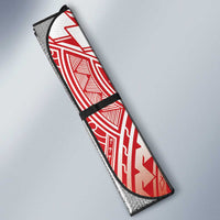 Toa Samoa Rugby Custom Auto Sun Shade Samoa mo Samoa Polynesian Pacific Red - Polynesian Pride