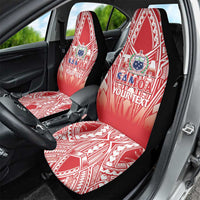 Toa Samoa Rugby Custom Car Seat Cover Samoa mo Samoa Polynesian Pacific Red - Polynesian Pride