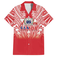 Toa Samoa Rugby Custom Family Matching Summer Maxi Dress and Hawaiian Shirt Samoa mo Samoa Polynesian Pacific Red - Polynesian Pride