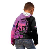 Personalised ANZAC War Animals Kid Hoodie Lest We Forget Memorial