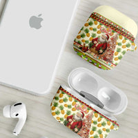 Hawaiian Santa Aloha Pineapple Christmas AirPods Case Mele Kalikimaka - Polynesian Pride