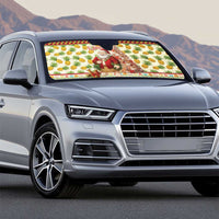 Hawaiian Santa Aloha Pineapple Christmas Auto Sun Shade Mele Kalikimaka - Polynesian Pride