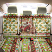 Hawaiian Santa Aloha Pineapple Christmas Back Car Seat Cover Mele Kalikimaka - Polynesian Pride