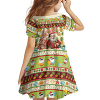 Hawaiian Santa Aloha Pineapple Christmas Family Matching Puletasi and Hawaiian Shirt Mele Kalikimaka - Polynesian Pride