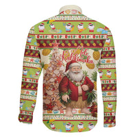 Hawaiian Santa Aloha Pineapple Christmas Family Matching Summer Maxi Dress and Hawaiian Shirt Mele Kalikimaka LT15 - Polynesian Pride