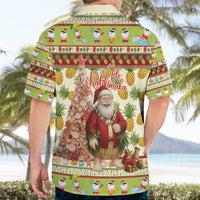 Hawaiian Santa Aloha Pineapple Christmas Hawaiian Shirt Mele Kalikimaka - Polynesian Pride