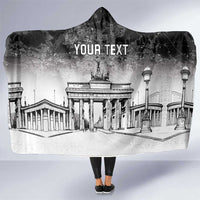 Personalized Germany Berlin Wall Hooded Blanket Tag der Deutschen Einheit