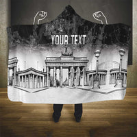 Personalized Germany Berlin Wall Hooded Blanket Tag der Deutschen Einheit