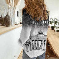 Personalized Germany Berlin Wall Women Casual Shirt Tag der Deutschen Einheit