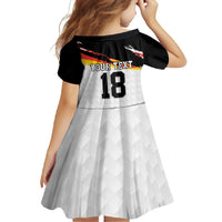 Custom Germany Football Family Matching Mermaid Dress and Hawaiian Shirt Come On DFB-Team