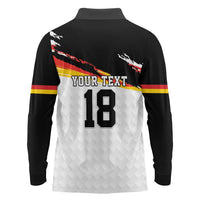 Custom Germany Football Long Sleeve Polo Shirt Come On DFB-Team