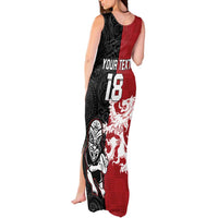 Custom British Lions New Zealand Tank Maxi Dress Unique Style - Polynesian Pride