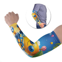 Funny Hawaii Mango Arm Sleeves Tropical Summer Beach Mascot Vacation