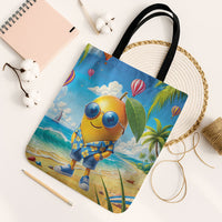 Funny Hawaii Mango Tote Bag Tropical Summer Beach Mascot Vacation