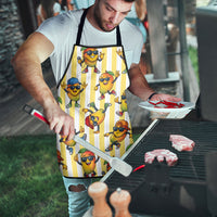 Funny Hawaii Mango Hip Hop Cartoon Apron Summer Beach Party