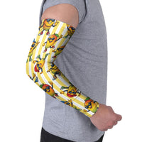 Funny Hawaii Mango Hip Hop Cartoon Arm Sleeves Summer Beach Party