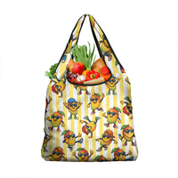 Funny Hawaii Mango Hip Hop Cartoon Grocery Bag Summer Beach Party