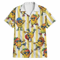Funny Hawaii Mango Hip Hop Cartoon Hawaiian Shirt Summer Beach Party