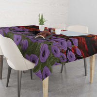 Personalised ANZAC Day Tablecloth Remembering the Animals of War LT19 - Polynesian Pride