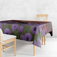 Personalised ANZAC Day Tablecloth Remembering the Animals of War LT19 - Polynesian Pride