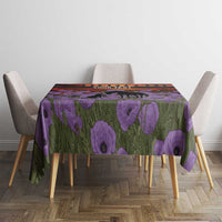 Personalised ANZAC Day Tablecloth Remembering the Animals of War LT19 - Polynesian Pride