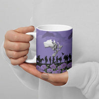ANZAC Day Ceramic Mug Lest We Forget the Animals Too