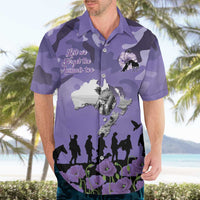 ANZAC Day Hawaiian Shirt Lest We Forget the Animals Too