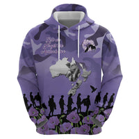 ANZAC Day Hoodie Lest We Forget the Animals Too