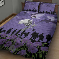 ANZAC Day Quilt Bed Set Lest We Forget the Animals Too