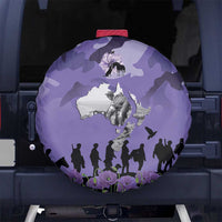 ANZAC Day Spare Tire Cover Lest We Forget the Animals Too